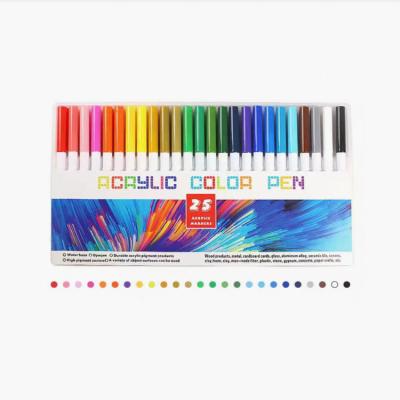 China Waterproof strong color acrylic paint durable marker pens for working on multiple surfaces such as wood for sale