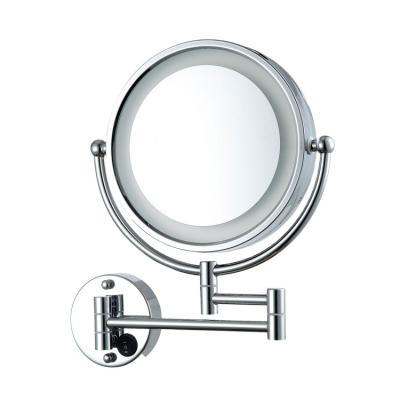 China Wall Mounted Mirror Rotate Frame Home 6 Inch Hair Salon Makeup Magnifying Antique Mirror for sale