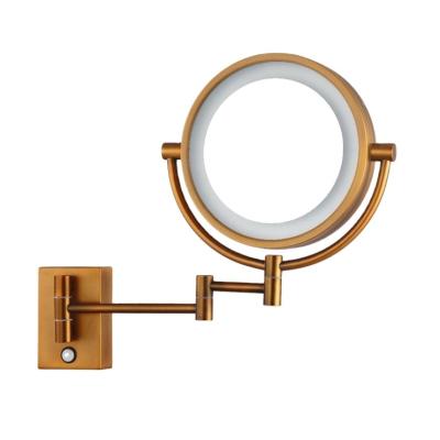 China Wall Mounted Mirror Wall Hanging Cost Effective Magnifying Mirror With Light for sale