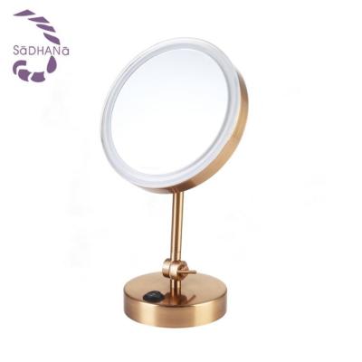 China Best Quality Desk Mirror Vanity Table With Lighted Mirror Travel Mirror for sale