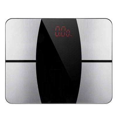 China Multifunctional Wireless Function Electronic Digital Body Fat BMI Smart APP Weighing Wireless Body Fat Smart Bathroom Scale With Red LED for sale