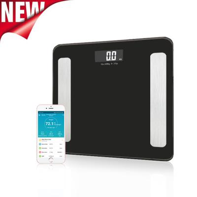 China OEM ODM Function Scales 180kg 100g Tempered Glass Digital Wireless Portable Electronic Body Platform Bathroom Scales For Sale for sale