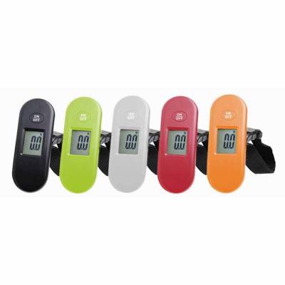 China Weight Measuring Scale 40kg Mini Electronic Hanging Luggage Scale LCD Digital Luggage Weight Scale for sale