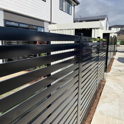 China Easily Assembled DIY Aluminum Master Wall Slat Fence Panel Kit for sale