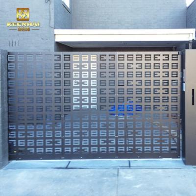 China Easily Assembled Good Providing Laser Cutting Decorative Aluminum Panels Perforated Metal Fence for sale