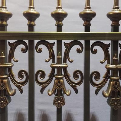 China Garden Decoration Easily Assembled Color Painted Metal Cast Aluminum Garden Fence Spears for sale