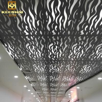 China Artistic Ceilings Keenhai Customized Interior Decoration Design Acoustic Metal Malaysia Ceiling Tile for sale