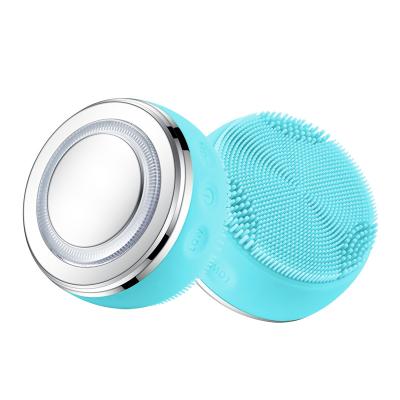 China Waterproof Vibration Silicon DEEP CLEANING Face Remover Sweep Skin Care Face Massager Face Wash Deep Cleansing Brush for sale