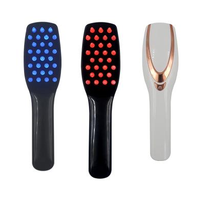 China 6000rmp Electric Vibration Massage Comb Scalp Massager Comb Electric Professional Personal Care Beauty Phototherapy Massage Comb for sale