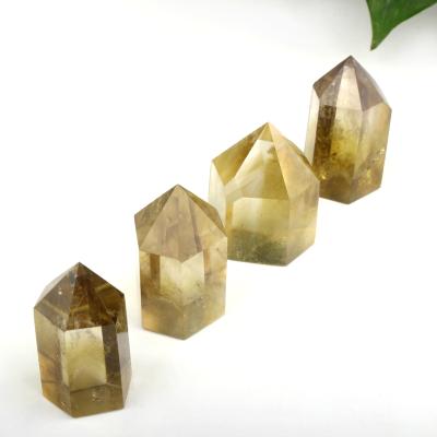 China Europe Hotsale natural crystal wand crystal points quartz crystal citrine tower for sale