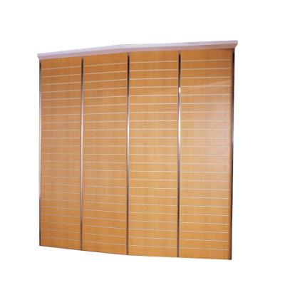 China Aluminum Wall Mounted Inserts DIY Slatwall MDF Panel With Aluminum Inserts for sale