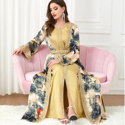 China Anti-Shrink Luxury Dubai Wedding Dress Moroccan Style Dubai Muslim Women Abaya - Buy Zaynab Abaya Traditional Clot for sale