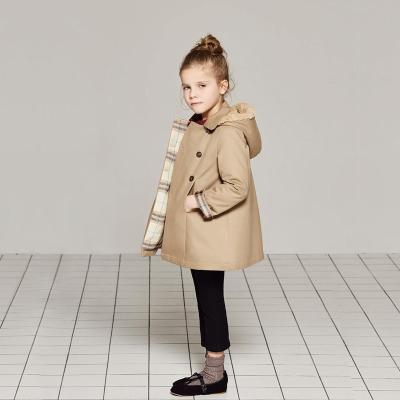 China Hot Style Anti-wrinkle Babies Ditch Coat Waterproof Cotton-padded Casual Girls Coat Toddler Kids Jacket for sale