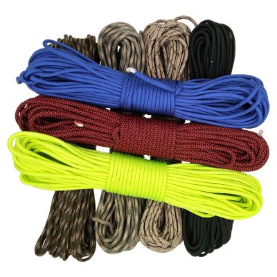 China Mil Spec IV YOUGLE 100FT 750LB 7 Strands 7 Feet (31 Meters) 5mm Diameter Parachute Cord Lanyard Rope 32880565679 for sale