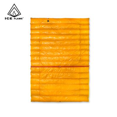 China 20D Flame Sleeping Bag Blanket 90% Portable Detachable White Mat Quilt Underquilt Hammock Backpack Camping Duck Down 3Season Ice Mom for sale