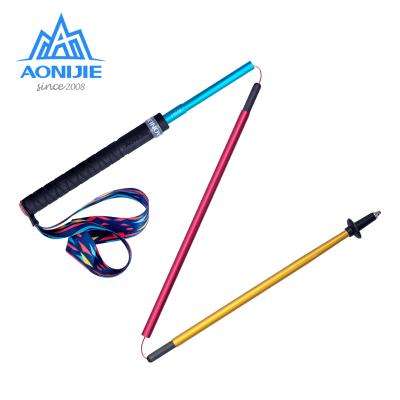 China 2PCS AONIJIE E4201 Light Weight Folding Fast Lock Folding Trekking Poles Increasing Working Poles Trail Walking Stick Carbon Fiber E4201 for sale