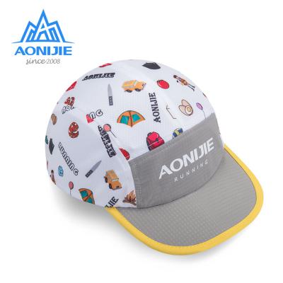 China AONIJIE E4601 Nylon Foldable Soft Breathable UV Protection Mesh Sun Visor Sports Hat for Running Cycling Marathon Fishing Trail for sale