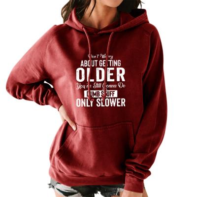 China high quality Anti-wrinkle border women's hot Christmas letter printed pullover sports hoodie for sale