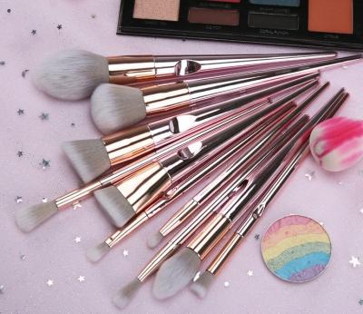 China Natural Soft Makeup Brush Set Premium Synthetic Powder Blush Contour Foundation Concealer Eyeshadow Makeup Brushes Tool for sale