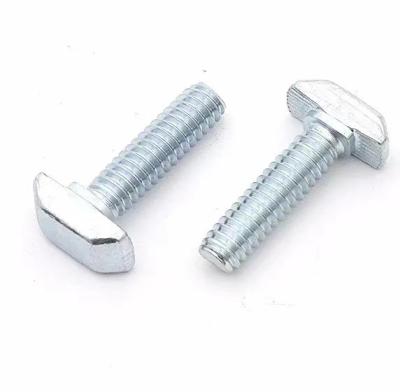 China Nickel Plated Bolts 20-30-40-45 Materials T-bolt Bolts High Quality Aluminum Profile Steel Trims Profile Bolts Factory Direct for sale