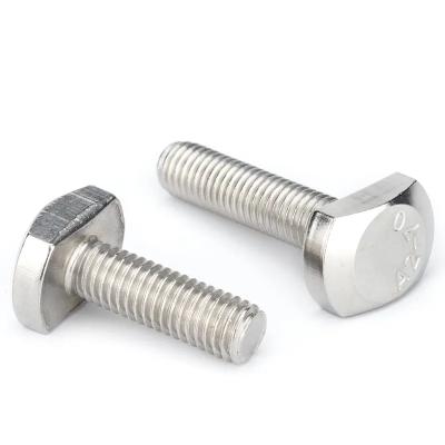 China High quality stainless steel M6M8M10M12M16M20 304 stainless steel T-slot T-slot bolts T-plate screws from CHINA for sale