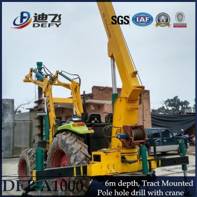 China Manufacturer of 1-6m Depth DFT-A1004 Screw Pile Driver for sale