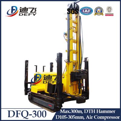 China Manufacturer of DFQ-300 Pneumatic Rock Water Well drilling rig machine for sale