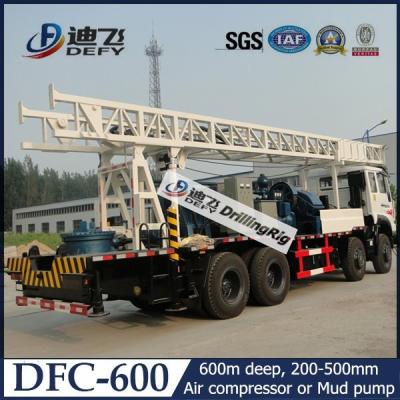 China DFC-600 Sinotruck Truck Mounted Water Well Drill Rig Price for Sale for sale