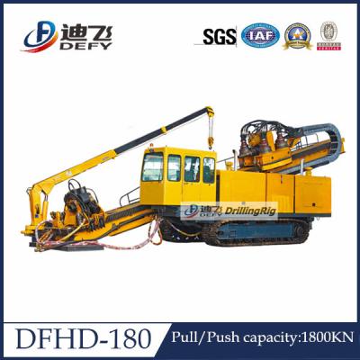 China 180T Capacity DFHD-180 driling rig machinery HDD machine with 1800KN Feeding Force for sale