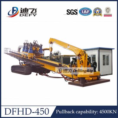 China 450Ton Pull Capacity DFHD-450 Trenchless Horizontal Directional Drilling Machine HDD Rig for sale