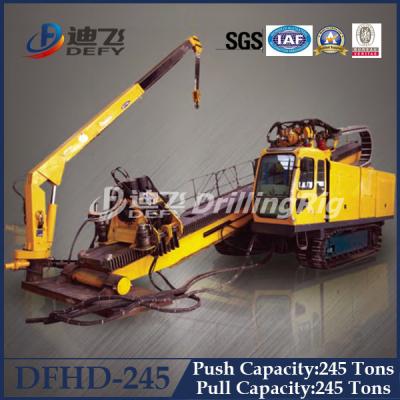 China 248 Ton Pull Capacity DFHD-245 Trenchless Laying Pipe HDD Rig Machine for sale