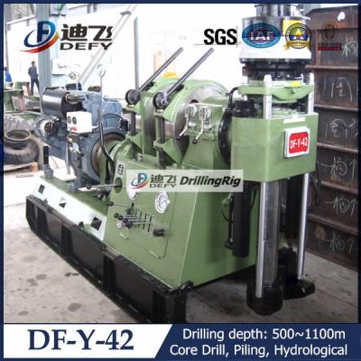 China DF-Y-42 diamond core drilling rig machine with diamond bits for sale