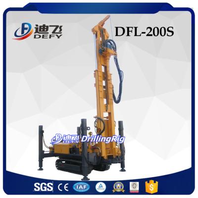 China 260m Multi-purpose Down-to-hole Drilling Rig DFL-200S with DTH Bit and DTH Hammer for Hard Rock for sale