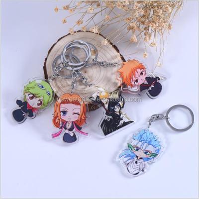 China Wholesale Free Shipping Acrylic Key Chain Cartoon Acrylic Key Chain for sale