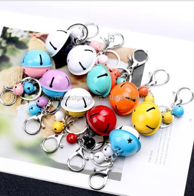 China 22 Pendant Styles Bag Manufacturers Hot Direct Selling Bell Plush Key Chain Car Key Chain for sale