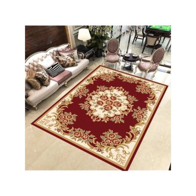 China Newcomer antimicrobial round the Nordic concise flat woven style hand knitting blankets rugs for living room for sale