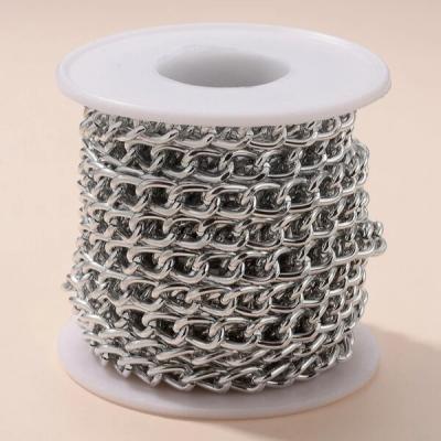 China DIY Jewelry Accessory 5 Meters / Roll Chain Metal Necklace Aluminum Chain Diy Accessories Handmade Luggage Fittings for sale