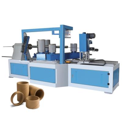 China CFJG-100 hotels automatic cardboard paper tube spiral core machine other production capacity Red+ white (can be customized) for sale