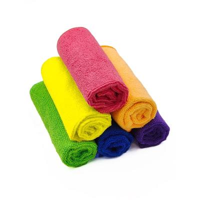 China Sustainable microfiber kitchen towel OEM ODM quick dry bath car towel Microfiber cleaning cloth Microfiber towel for sale