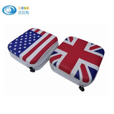 China Lightweight Union Flag Pattern Fashion EVA CD Case Eva Hard Disk Case for sale