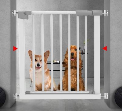 China High Quality Narrow Space Child Safety Gate , Wide Heat Metal Pet Barrier Exbsh 090 for sale