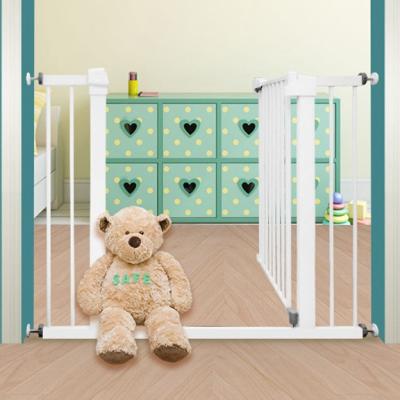 China Punch Free Silicone Baby Safety Gate Child Stair Gate Pet Dog Rail Isolation Protective Gate for sale