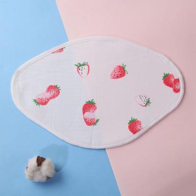 China Pure Cotton Flat Gauze Baby Sweat Absorbent Breathable Pillows Baby Pillow Anti-Pull Protection Baby Head Flat Towel for sale