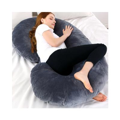 China Women Anti-static Pregnant Bedding Full Body Pregnancy Side Sleeper Pillowcase U-Shape Cushion Cover Long Sleep Multifunctional Maternity for sale