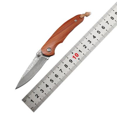 China OEM Mini Pocket Folding Knife Wood Non-variable Pocket Knife Wood for sale