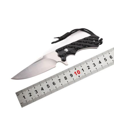 China Non-variable Handle G10 Blade Fixed Knife Hunting Straight Fixed Knife for sale