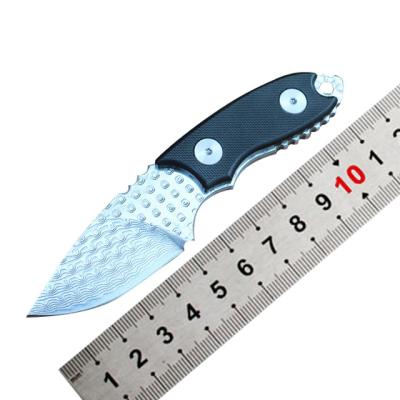 China Damascus Non-variable Blade Self-defense Knife Folding Fixed Knife for sale