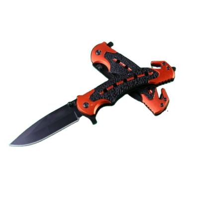 China Red Color 7cr17 Multi Color Non-variable Tactical Rescue OEM Utility Knife for sale