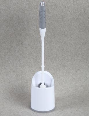 China Sustainable New Style Household Toilet Brush Set , Plastic Toilet Cleaning Brush for sale