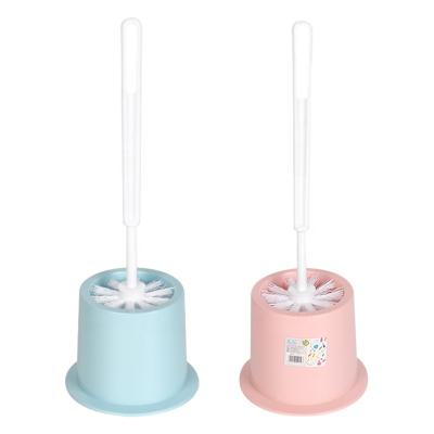 China Sustainable Household With Durable Fashionable Round Stand Toilet Brush for sale